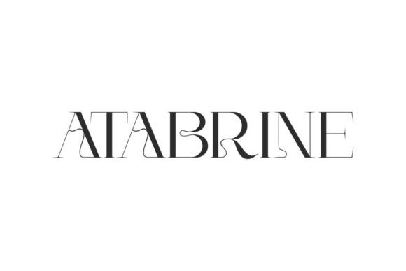 Atabrine: A Serif Font for Elegant Branding