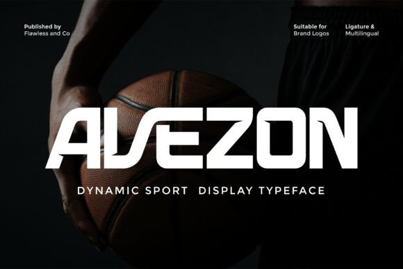 Avezon: The Perfect Sport Display Font for Crafters