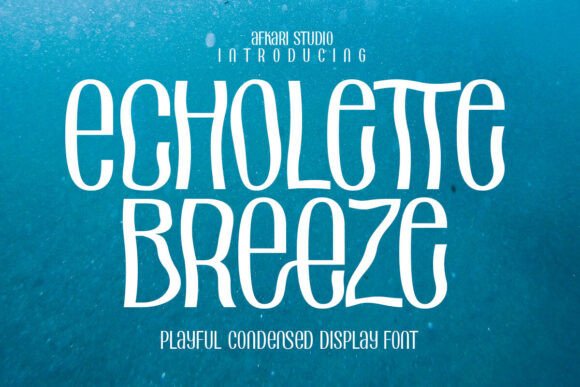 Discover Echolette Breeze: A Charming Display Font