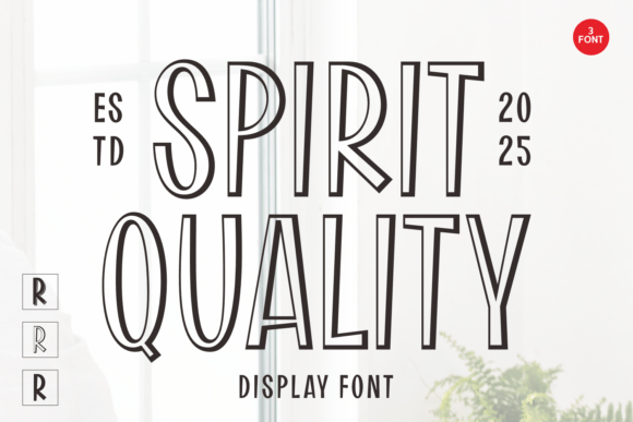 Discover the Elegance of Spirit Quality: A Font for Editorial Mastery