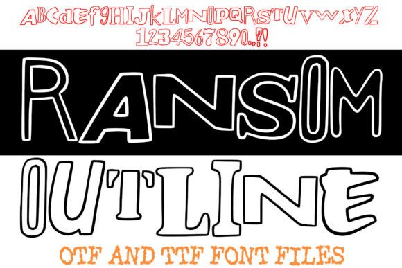 Discover the Unique Charm of Ransom Outline Font