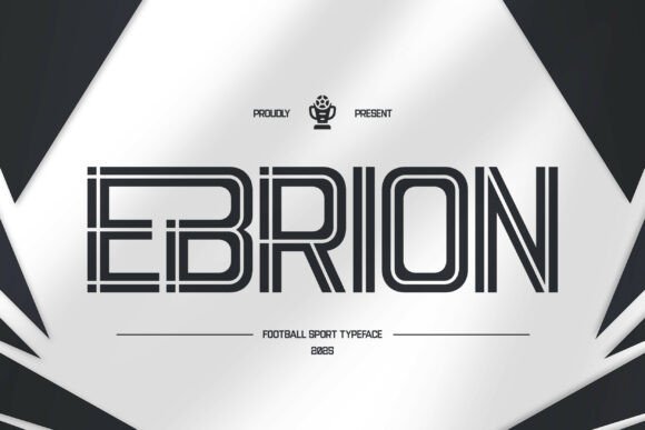 Ebrion: A Dynamic Font for Bold Business Branding