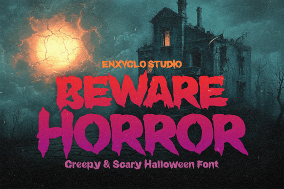 Enhance Your Brand with Beware Horror Font