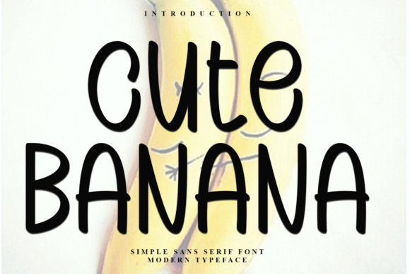 Enhance Your Brand with Cute Banana Font