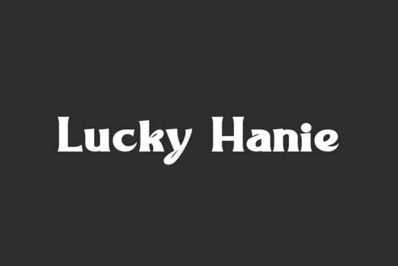 Enhance Your Brand with Lucky Hanie Font