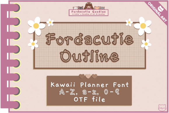 Enhance Your Brand with the Playful Fordacutie Outline Font