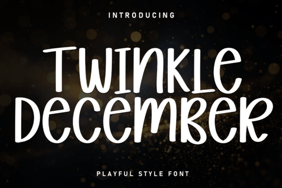 Enhance Your Brand with Twinkle December Font