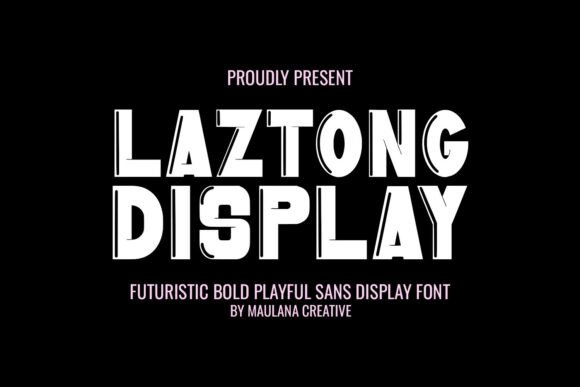 Enhance Your Web Design with Laztong, the Bold Display Font