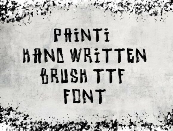 Enhance Your Web Design with Painti Handwritten Brush