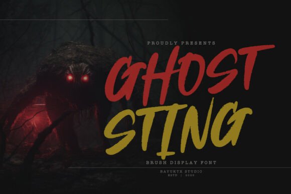Ghost Sting: A Bold and Mysterious Display Font