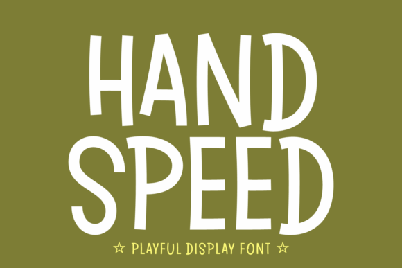 Hand Speed: A Versatile Font for Polished Branding