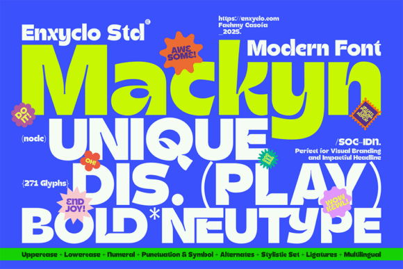Make Your Web Design Bold with Mackyn Font