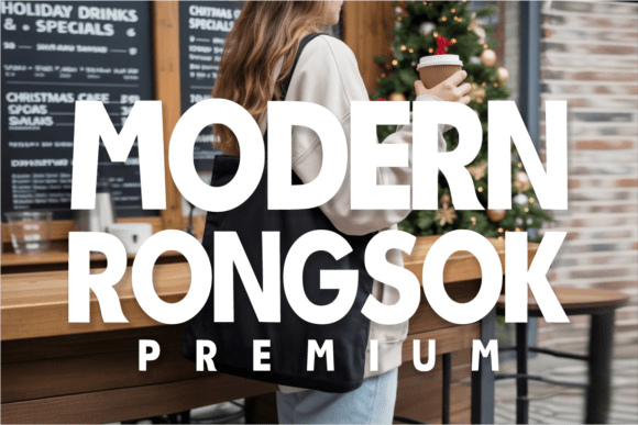 Modern Rongsok: A Typeface for Contemporary Elegance