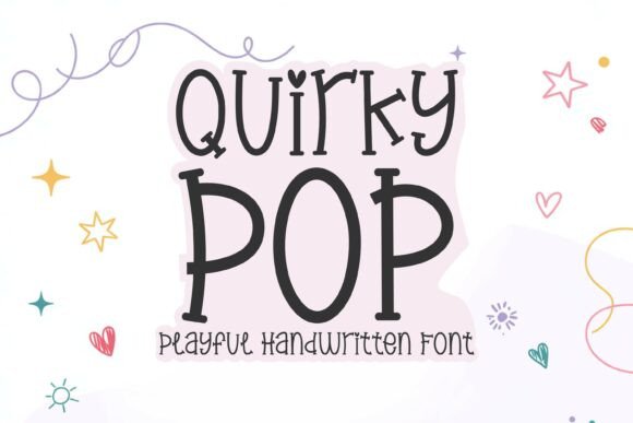 Quirky Pop: A Handwritten Font for Engaging Campaigns