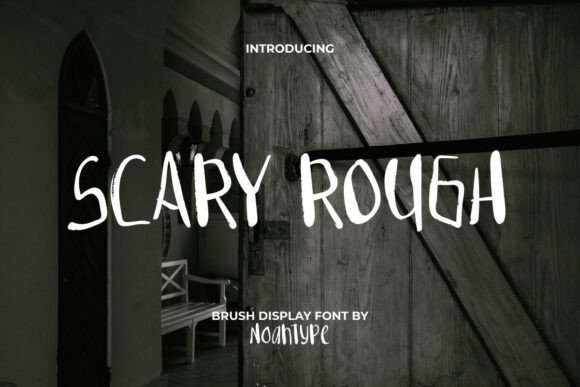 Scary Rough: A Font for Bold and Grungy Handmade Creations