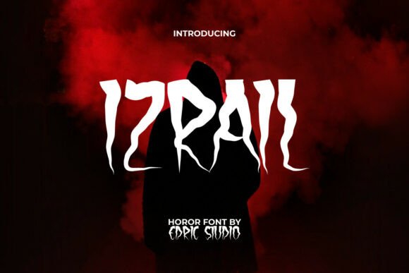 Transform Your Brand with Izrail: A Spooky Display Font
