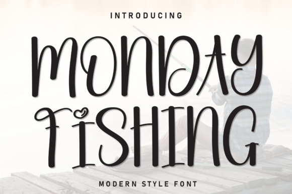 Transform Your Brand with Monday Fishing Font