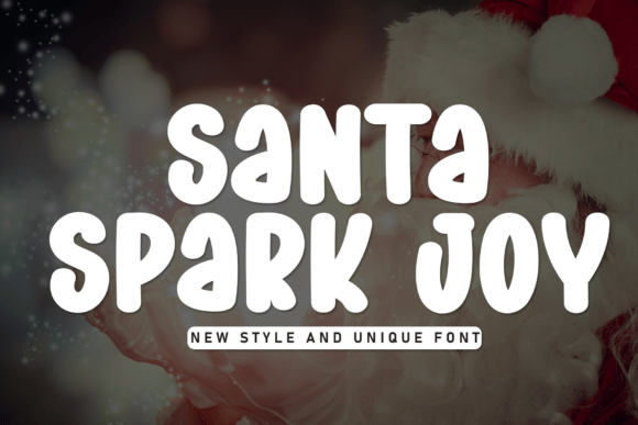 Unleash Creativity with Santa Spark Joy Font