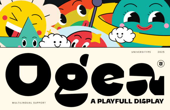 Unleash Creativity with Ut Ogea: A Joyful Display Font