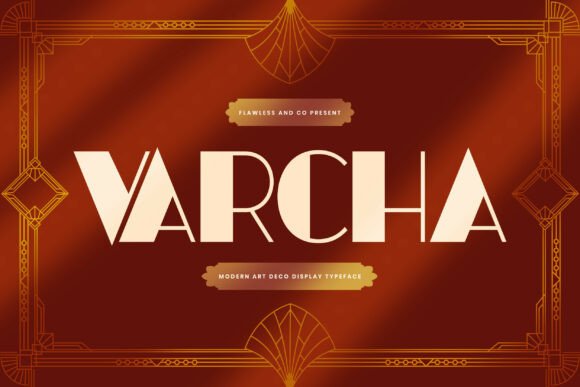 Varcha: Elevate Your Campaigns with This Art Deco Display Font