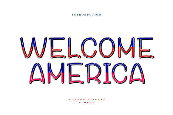 Welcome America: A Premium Display Font for Elegant Web Design