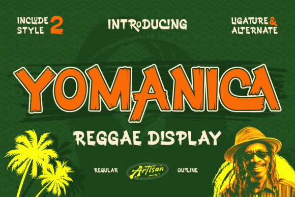 Yomanica: A Reggae-Inspired Font for Your Brand's Vibe